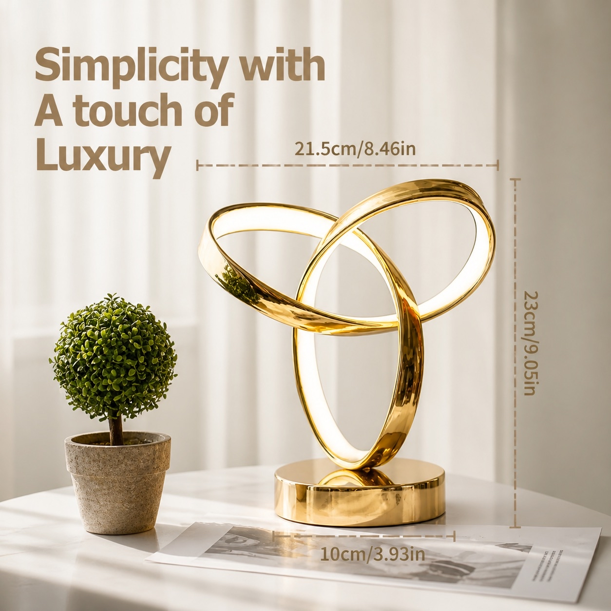 Modern Versatility LED Table Lamp LuniqHome
