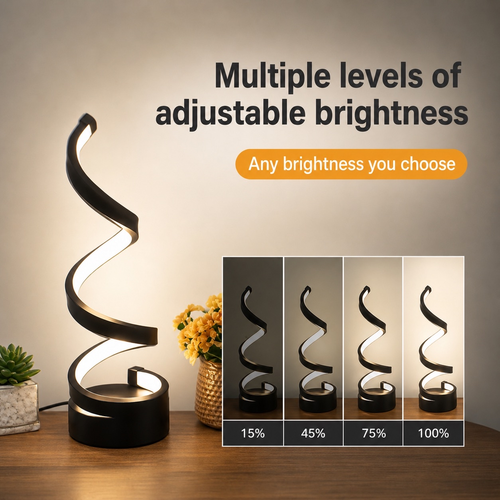 Artistic Spiral LED Mood Lamp LuniqHome