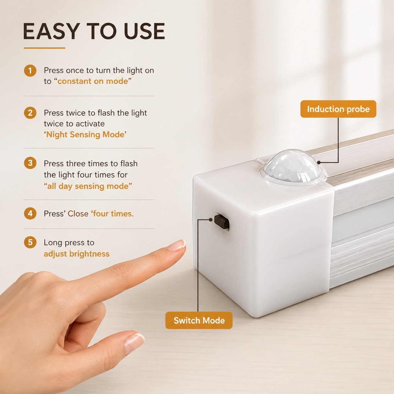LED Motion Sensor Light LuniqHome