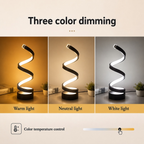 Artistic Spiral LED Mood Lamp LuniqHome
