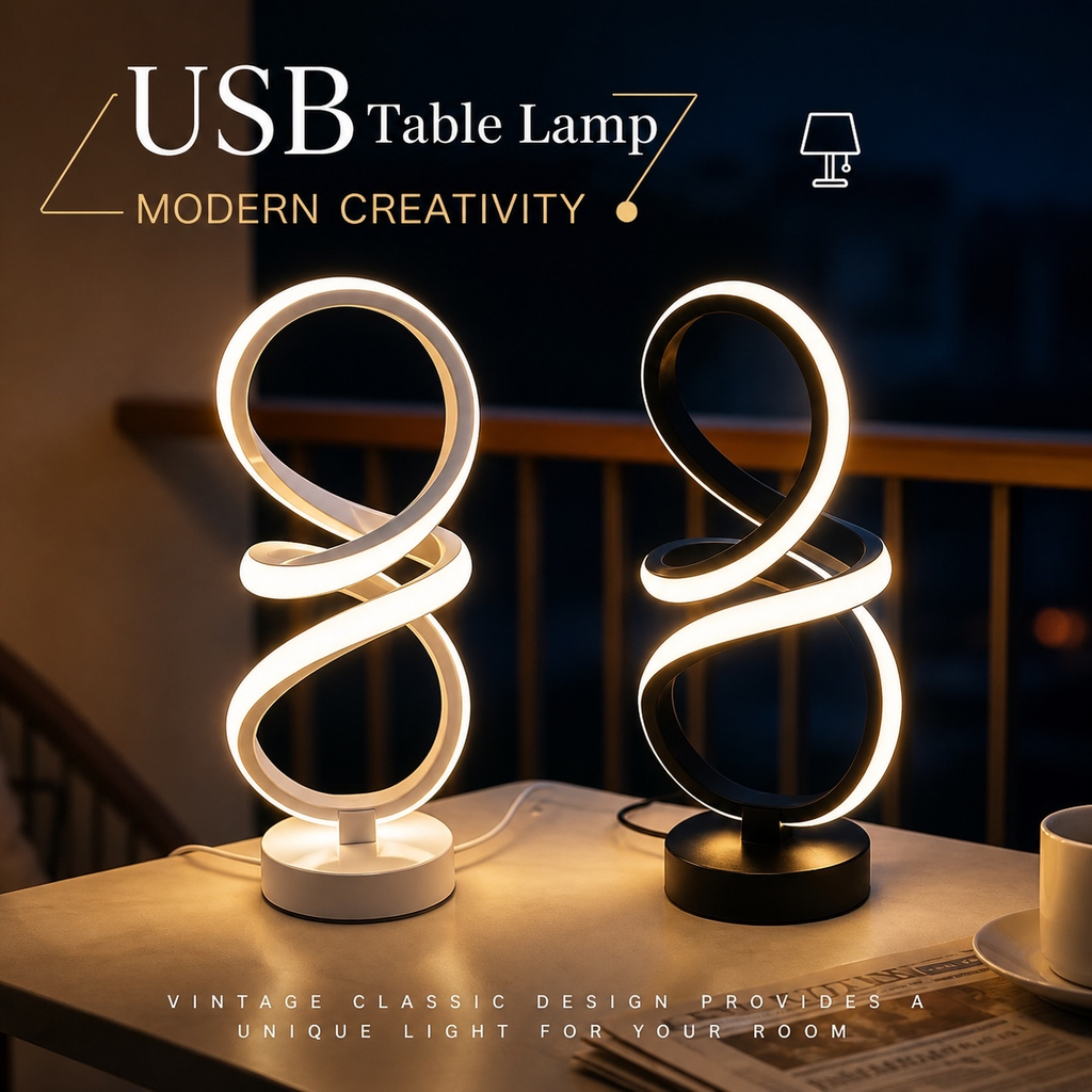 Modern Bedside Lamp LuniqHome