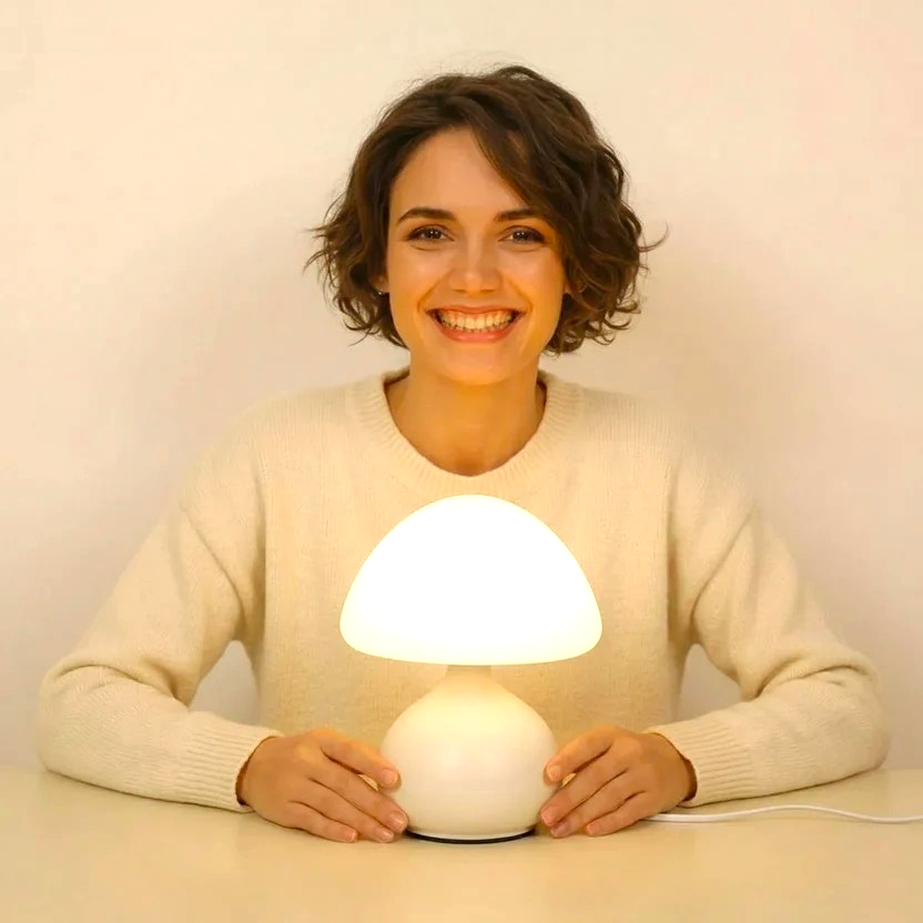 Minimalist Mushroom Lamp LuniqHome