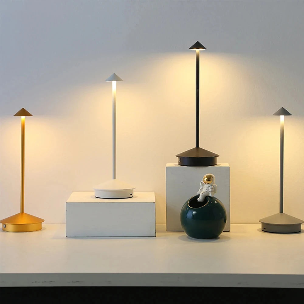 Wood Fabric Lamp