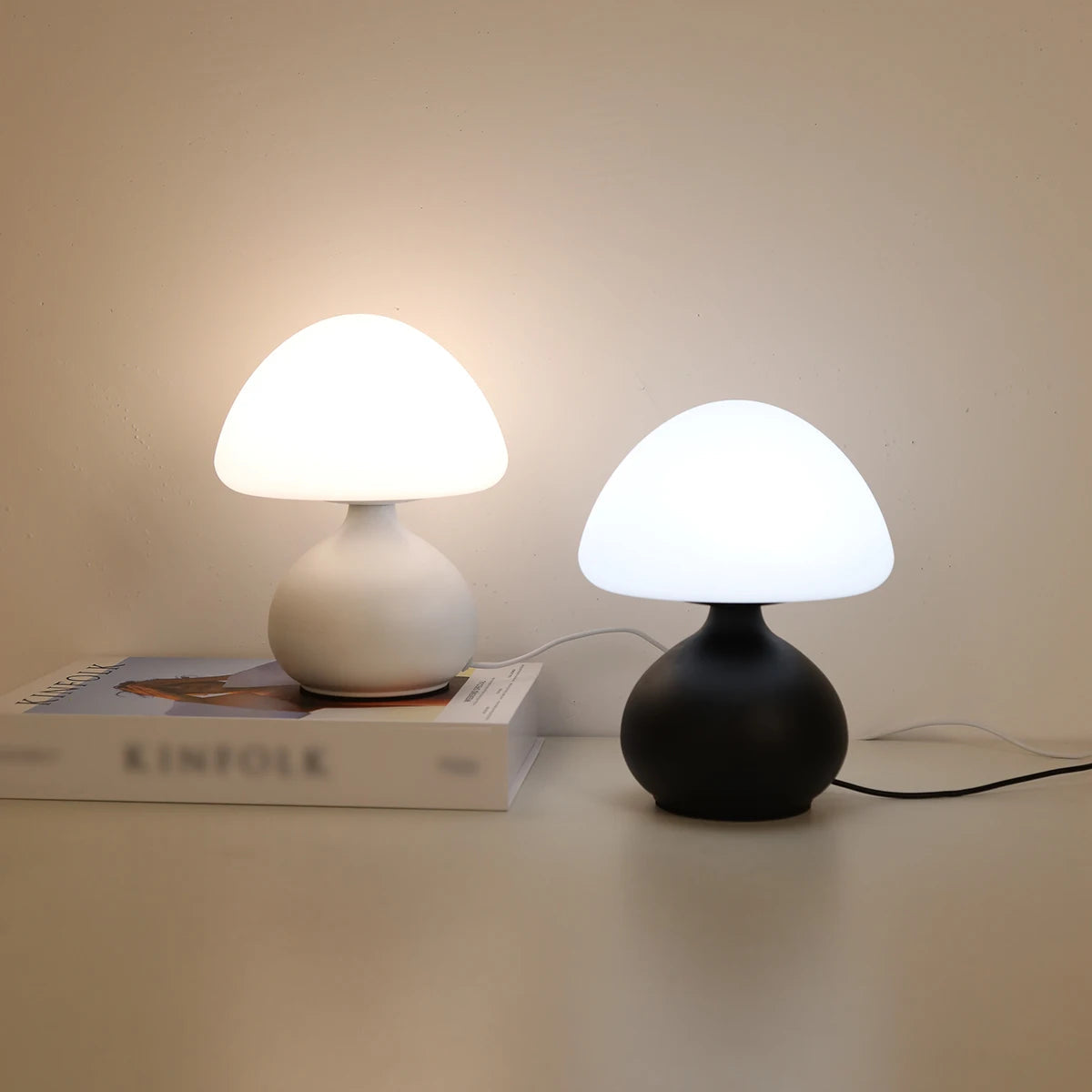 Minimalist Mushroom Lamp LuniqHome
