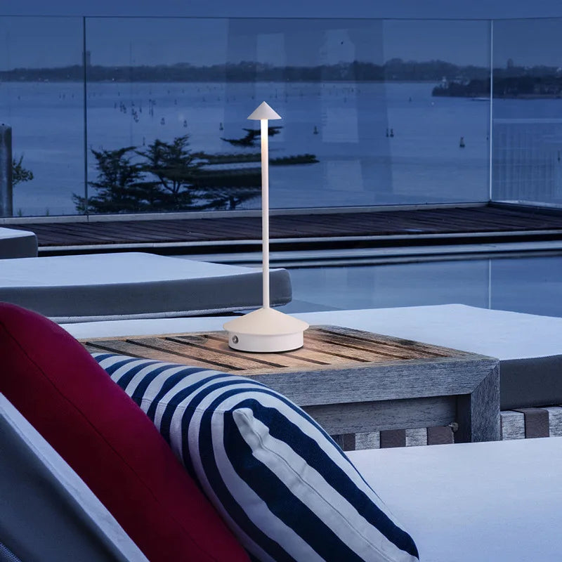 Wood Fabric Lamp