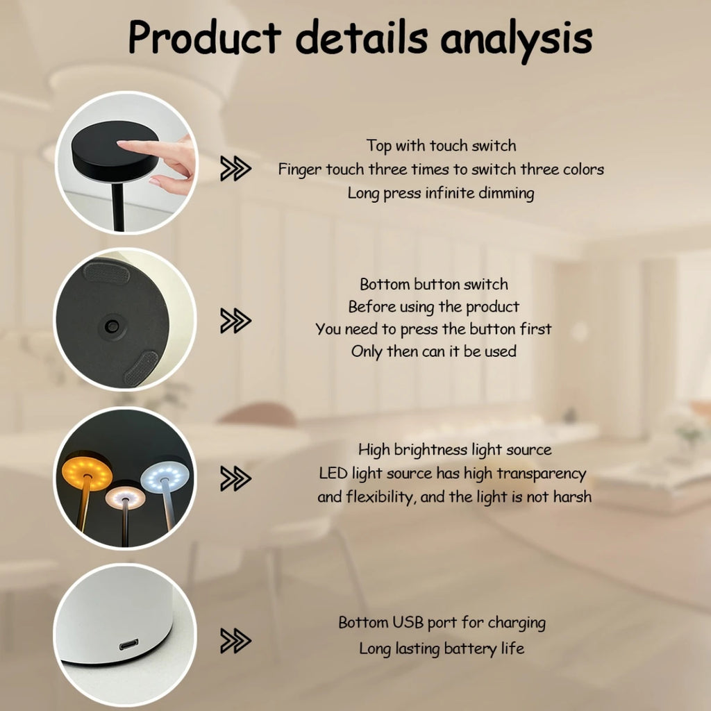 Touch Dimmable Lamp