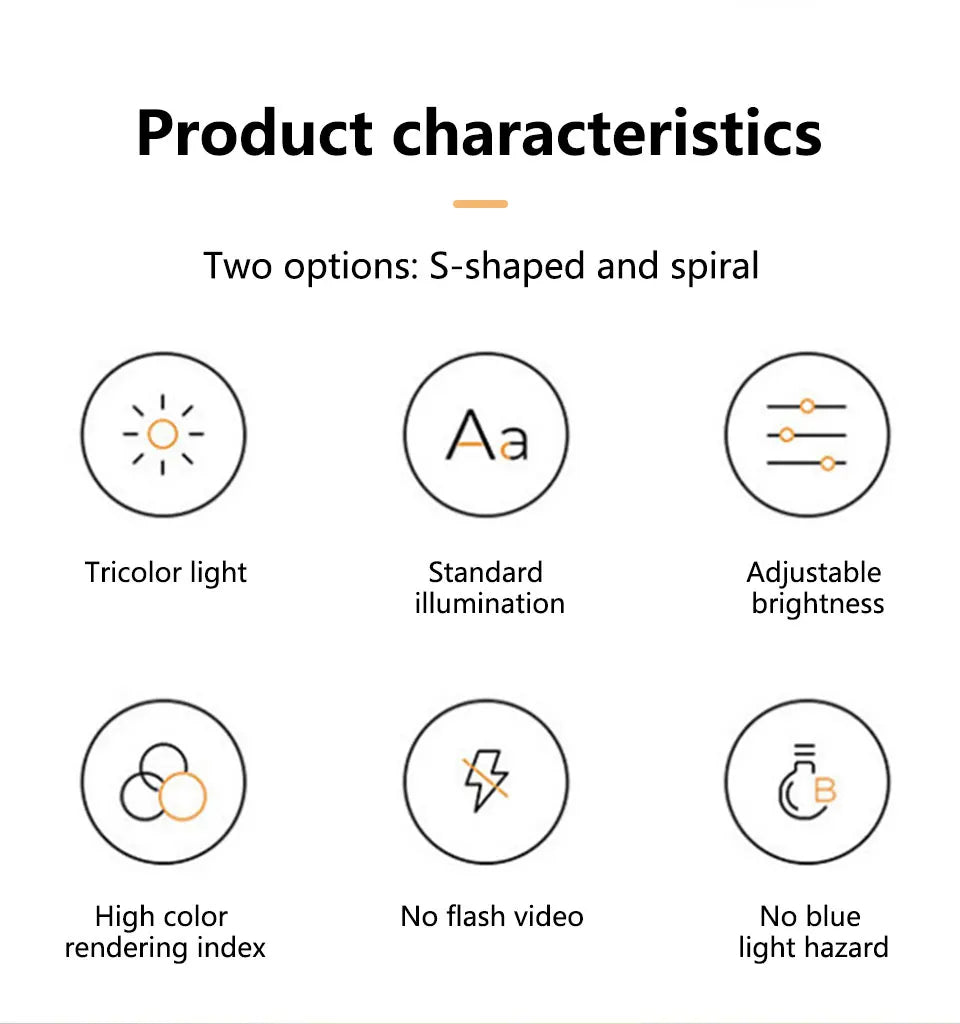 Artistic Spiral LED Mood Lamp LuniqHome