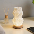 Modern 3D-Printed Wave Table Lamp LuniqHome