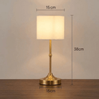 Cordless & Rechargeable Lamp – Antique Brass