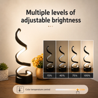 Artistic Spiral LED Mood Lamp LuniqHome